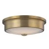Versailles 12 in. Aged Brass LED Flush Mount Ceiling Light with White Glass Shade by Home Decorators Collection -Outlet Home Decorators Collection Store aged brass home decorators collection flush mount lights hd 1559 i 64 1000