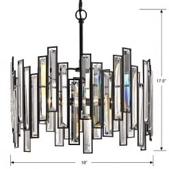 Madison 3-Light Aged Bronze Chandelier with Crystal Prisms by Home Decorators Collection -Outlet Home Decorators Collection Store aged bronze home decorators collection chandeliers hd 1539 i 40 1000