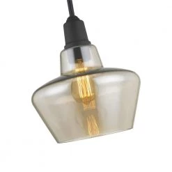 1-Light Aged Bronze Pendant with Amber Plated Glass Shade and Vintage Bulb by Home Decorators Collection -Outlet Home Decorators Collection Store aged bronze home decorators collection pendant lights hd 1326 i c3 1000