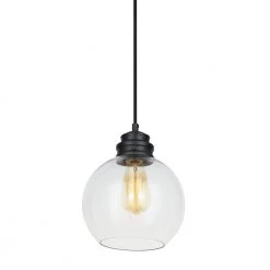 Kent 1-Light Aged Bronze Pendant with Clear Glass Globe by Home Decorators Collection 15 Kent 1-Light Aged Bronze Pendant with Clear Glass Globe by Home Decorators Collection -Outlet Home Decorators Collection Store aged bronze home decorators collection pendant lights hd 1858 i fa 1000