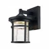 Westbury Collection Aged Iron Outdoor LED Wall Lantern Sconce with Crackle Glass by Home Decorators Collection -Outlet Home Decorators Collection Store aged iron home decorators collection outdoor sconces led kb s 08304 64 1000