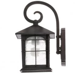 Brimfield 12.75 in. Aged Iron 1 Light Outdoor Wall Lantern with Clear Seedy Glass Shade by Home Decorators Collection 13 Brimfield 12.75 in. Aged Iron 1 Light Outdoor Wall Lantern with Clear Seedy Glass Shade by Home Decorators Collection -Outlet Home Decorators Collection Store aged iron home decorators collection outdoor sconces y37029a 151 a0 1000