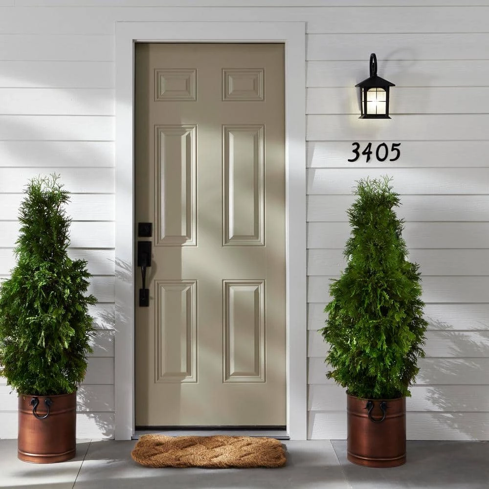 Brimfield 12.75 in. Aged Iron 1 Light Outdoor Wall Lantern with Clear Seedy Glass Shade by Home Decorators Collection 4 Brimfield 12.75 in. Aged Iron 1 Light Outdoor Wall Lantern with Clear Seedy Glass Shade by Home Decorators Collection - Image 2