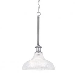 Foxcroft 1-Light Antique Nickel Pendant by Home Decorators Collection
