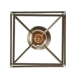 Weyburn 1-Light Caged Antique Silver Leaf Farmhouse Hanging Mini Kitchen Pendant Light by Home Decorators Collection -Outlet Home Decorators Collection Store antique silver leaf home decorators collection pendant lights 16201 asl 1f 1000