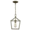 Weyburn 1-Light Caged Antique Silver Leaf Farmhouse Hanging Mini Kitchen Pendant Light by Home Decorators Collection -Outlet Home Decorators Collection Store antique silver leaf home decorators collection pendant lights 16201 asl 64 1000