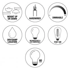 Evelyn 6 in. 1-Light Bronze Modern Industrial Wall Mount Sconce Light with Clear Glass Shade by Home Decorators Collection -Outlet Home Decorators Collection Store artisan bronze home decorators collection vanity lighting hb15018 313 40 1000