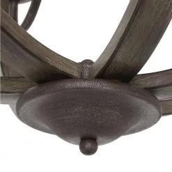 Keowee 24-1/4 in. 6-Light Artisan Iron Farmhouse Orb Chandelier with Coastal Antique White Wood Accents by Home Decorators Collection 13 Keowee 24-1/4 in. 6-Light Artisan Iron Farmhouse Orb Chandelier with Coastal Antique White Wood Accents by Home Decorators Collection -Outlet Home Decorators Collection Store artisan iron elm wood home decorators collection chandeliers 1004hdcaidi 1d 1000