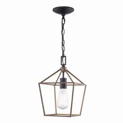 Weyburn 1-Light Caged Black and Faux Wood Farmhouse Hanging Mini Kitchen Pendant Light by Home Decorators Collection -Outlet Home Decorators Collection Store black and faux wood home decorators collection pendant lights 16201 fw bk c3 1000