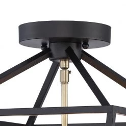 Weyburn 16.5 in. 4-Light Black and Gold Lantern Farmhouse Semi-Flush Mount Kitchen Ceiling Light Fixture by Home Decorators Collection 22 Weyburn 16.5 in. 4-Light Black and Gold Lantern Farmhouse Semi-Flush Mount Kitchen Ceiling Light Fixture by Home Decorators Collection -Outlet Home Decorators Collection Store black and gold home decorators collection flush mount lights c5596 bk gd 44 1000