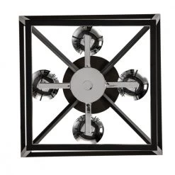 Weyburn 16.5 in. 4-Light Black and Polished Chrome Lantern Farmhouse Semi-Flush Mount Kitchen Ceiling Light Fixture by Home Decorators Collection 21 Weyburn 16.5 in. 4-Light Black and Polished Chrome Lantern Farmhouse Semi-Flush Mount Kitchen Ceiling Light Fixture by Home Decorators Collection -Outlet Home Decorators Collection Store black and polished chrome home decorators collection flush mount lights c5596 bk cr 1f 1000
