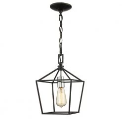 Weyburn 1-Light Caged Black and Polished Chrome Farmhouse Hanging Mini Kitchen Pendant Light by Home Decorators Collection -Outlet Home Decorators Collection Store black and polished chrome home decorators collection pendant lights 16201 bk cr c3 1000