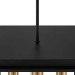 Rollins 2 in 1 Black Semi-Flush Mount/Pendant Convertible by Home Decorators Collection -Outlet Home Decorators Collection Store black brass home decorators collection flush mount lights 35268 hbob a0 1000