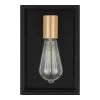 Rollins 1-Light Black Wall Sconce by Home Decorators Collection -Outlet Home Decorators Collection Store black brass home decorators collection wall sconces 42680 hbob 64 1000
