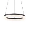 Kipling 35-Watt Integrated LED Black Modern Pendant with Frosted Acrylic Shade by Home Decorators Collection -Outlet Home Decorators Collection Store black home decorators collection chandeliers 22826 002 64 1000