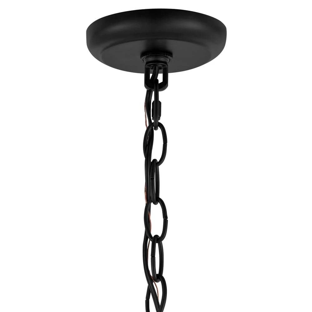 North Falls 5-Light Black Crystals Pendant by Home Decorators Collection 7 North Falls 5-Light Black Crystals Pendant by Home Decorators Collection - Image 5