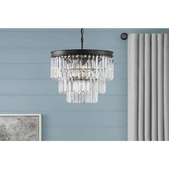 North Falls 5-Light Black Crystals Pendant by Home Decorators Collection 13 North Falls 5-Light Black Crystals Pendant by Home Decorators Collection -Outlet Home Decorators Collection Store black home decorators collection chandeliers 30800 hbo e1 1000