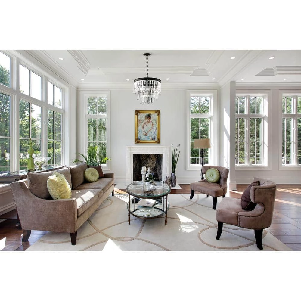 North Falls 5-Light Black Crystals Pendant by Home Decorators Collection 12 North Falls 5-Light Black Crystals Pendant by Home Decorators Collection - Image 10