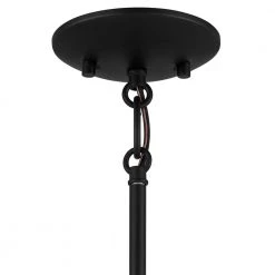 Desmond 8 in. 1-Light Modern Black Hanging Pendant Light with Smoke Seeded Glass Shade by Home Decorators Collection -Outlet Home Decorators Collection Store black home decorators collection chandeliers hb3658 05 1d 1000