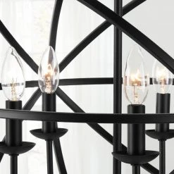 Sarolta Sands 5-Light Black Orb Chandelier for Dining Room by Home Decorators Collection -Outlet Home Decorators Collection Store black home decorators collection chandeliers kb 55607 a0 1000