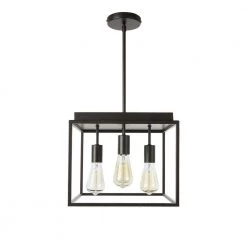 Rollins 13 in. 4-Light Black Semi Flush Mount Light by Home Decorators Collection -Outlet Home Decorators Collection Store black home decorators collection flush mount lights 35268 hb 76 1000
