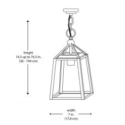 Blakeley Transitional 1-Light Black Outdoor Hanging Pendant with Beveled Glass by Home Decorators Collection -Outlet Home Decorators Collection Store black home decorators collection outdoor pendant lights 1 39905 40 1000
