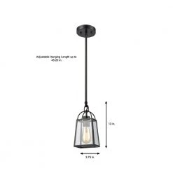 Tammany 1-Light Black Pendant by Home Decorators Collection -Outlet Home Decorators Collection Store black home decorators collection outdoor pendant lights pn89668 4f 1000