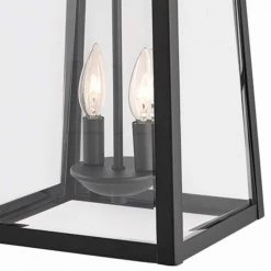 Blakeley Transitional 2-Light Black Outdoor Wall Lantern with Beveled Glass by Home Decorators Collection -Outlet Home Decorators Collection Store black home decorators collection outdoor sconces 19905 4f 1000