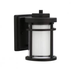 Black Outdoor LED Wall Lantern Sconce by Home Decorators Collection 13 Black Outdoor LED Wall Lantern Sconce by Home Decorators Collection -Outlet Home Decorators Collection Store black home decorators collection outdoor sconces dw7031bk 1d 1000