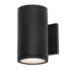 Rodham Black LED Outdoor Wall Lantern Sconce by Home Decorators Collection 15 Rodham Black LED Outdoor Wall Lantern Sconce by Home Decorators Collection -Outlet Home Decorators Collection Store black home decorators collection outdoor sconces izc1691l 2 1d 1000