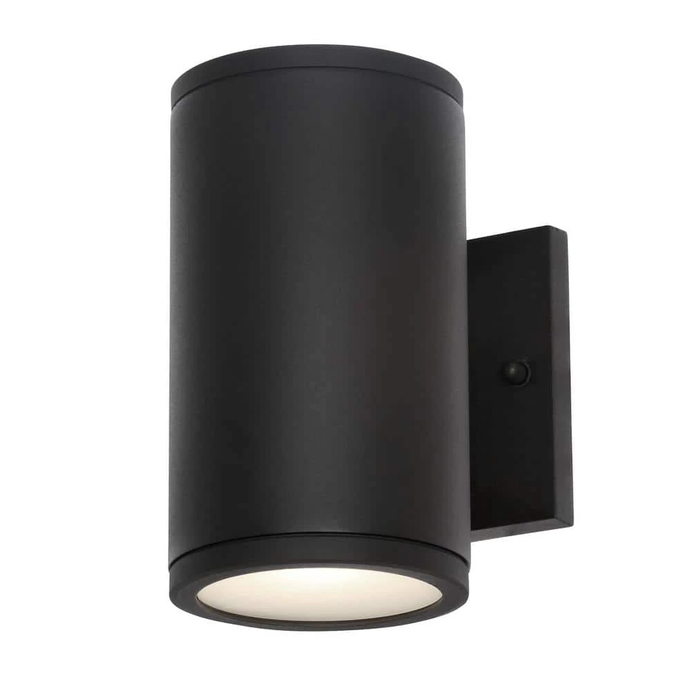 Rodham Black LED Outdoor Wall Lantern Sconce by Home Decorators Collection 7 Rodham Black LED Outdoor Wall Lantern Sconce by Home Decorators Collection - Image 5