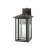 Mauvo Canyon Collection Black Outdoor Seeded Glass Dusk to Dawn Wall Lantern Sconce by Home Decorators Collection -Outlet Home Decorators Collection Store black home decorators collection outdoor sconces kb 06005 del 64 1000