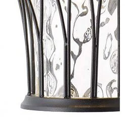 Avia Falls Black Outdoor LED Dusk to Dawn Wall Lantern Sconce by Home Decorators Collection -Outlet Home Decorators Collection Store black home decorators collection outdoor sconces led hd501 bk 66 1000