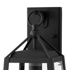 Blakeley Transitional 1-Light Black Outdoor Wall Lantern with Beveled Glass by Home Decorators Collection -Outlet Home Decorators Collection Store black home decorators collection outdoor sconces w 09905 c3 1000