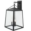 Blakeley Transitional 3-Light Black Hardwired Extra Large Outdoor Wall Lantern Sconce with Beveled Glass by Home Decorators Collection 1 Blakeley Transitional 3-Light Black Hardwired Extra Large Outdoor Wall Lantern Sconce with Beveled Glass by Home Decorators Collection -Outlet Home Decorators Collection Store black home decorators collection outdoor sconces xl 19905 64 1000