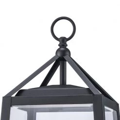 Blakeley Transitional 2-Light Black Outdoor Post Mount Lantern with Beveled Glass by Home Decorators Collection -Outlet Home Decorators Collection Store black home decorators collection post light sets pt 19905 44 1000