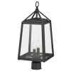Blakeley Transitional 2-Light Black Outdoor Post Mount Lantern with Beveled Glass by Home Decorators Collection 2 Blakeley Transitional 2-Light Black Outdoor Post Mount Lantern with Beveled Glass by Home Decorators Collection -Outlet Home Decorators Collection Store black home decorators collection post light sets pt 19905 64 1000