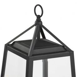 Blakeley Transitional 2-Light Black Outdoor Post Mount Lantern with Beveled Glass by Home Decorators Collection -Outlet Home Decorators Collection Store black home decorators collection post light sets pt 19905 66 1000