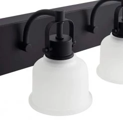 Rockhill 22.07 in. 3-Light Black LED Vanity Light Dark LED by Home Decorators Collection -Outlet Home Decorators Collection Store black home decorators collection vanity lighting 51779 66 1000