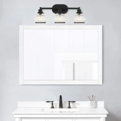 Birkdale 24 in. 3-Light Black Vanity Light by Home Decorators Collection -Outlet Home Decorators Collection Store black home decorators collection vanity lighting hdli003 31 1000