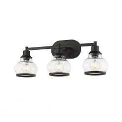 Birkdale 24 in. 3-Light Black Vanity Light by Home Decorators Collection -Outlet Home Decorators Collection Store black home decorators collection vanity lighting hdli003 4f 1000