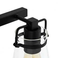 Stonedale 20 in. 3-Light Black Vanity Light by Home Decorators Collection -Outlet Home Decorators Collection Store black home decorators collection vanity lighting hdli006 40 1000