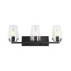 Creek Crossing 24 in. 3-Light Black Industrial Bathroom Vanity Light with Clear Glass Shades by Home Decorators Collection -Outlet Home Decorators Collection Store black home decorators collection vanity lighting knr1303a bk 64 1000