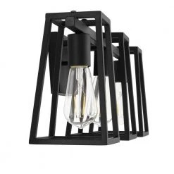 Hazel Heights 24 in. 3-Light Black Rustic Farmhouse Bathroom Vanity Light by Home Decorators Collection -Outlet Home Decorators Collection Store black home decorators collection vanity lighting knt1303ax 02 1d 1000