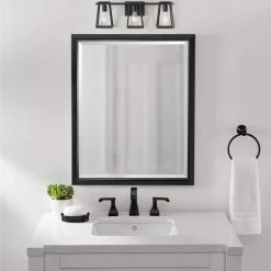 Hazel Heights 24 in. 3-Light Black Rustic Farmhouse Bathroom Vanity Light by Home Decorators Collection -Outlet Home Decorators Collection Store black home decorators collection vanity lighting knt1303ax 02 e1 1000