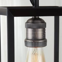 Walden Forge 1-Light Black Frame Pendant with Antique Nickel by Home Decorators Collection 11 Walden Forge 1-Light Black Frame Pendant with Antique Nickel by Home Decorators Collection -Outlet Home Decorators Collection Store black with antique nickel home decorators collection chandeliers hd 1549an a0 1000
