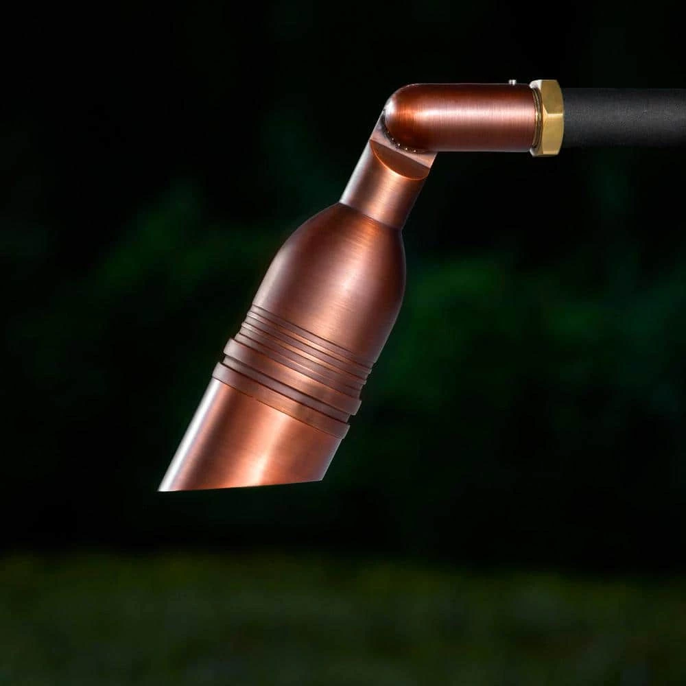 Outdoor Low Voltage 12-Volt Brass LED Spotlight with Waterproof (1-Pack) by Home Decorators Collection 7 Outdoor Low Voltage 12-Volt Brass LED Spotlight with Waterproof (1-Pack) by Home Decorators Collection - Image 5