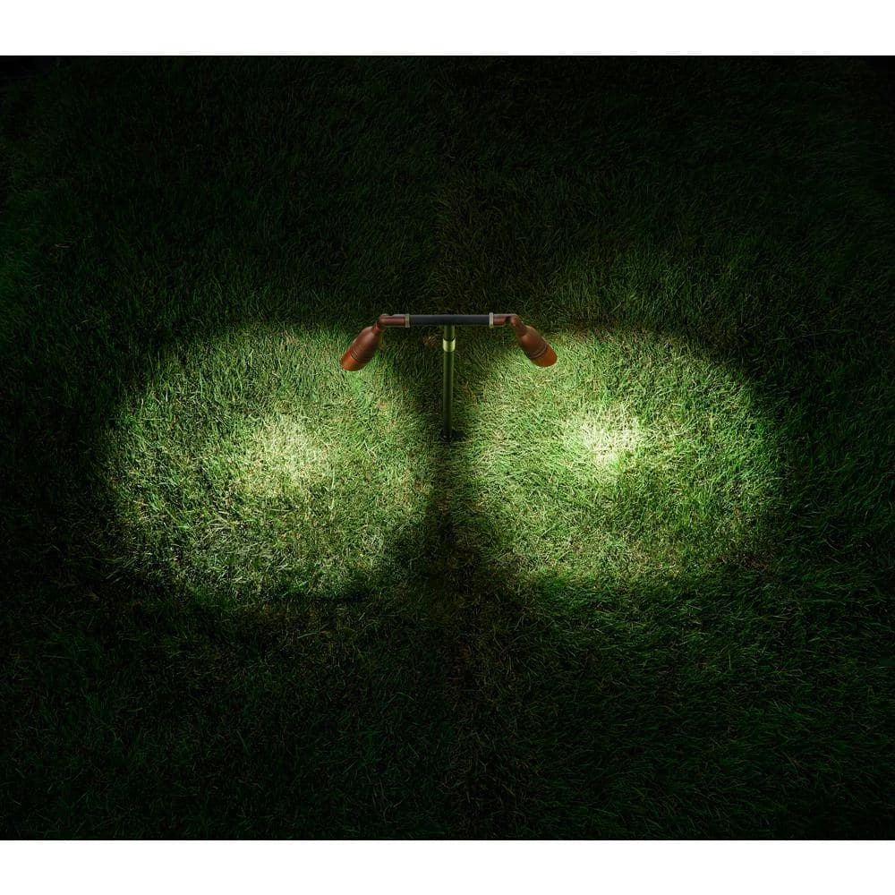 Outdoor Low Voltage 12-Volt Brass LED Spotlight with Waterproof (1-Pack) by Home Decorators Collection 5 Outdoor Low Voltage 12-Volt Brass LED Spotlight with Waterproof (1-Pack) by Home Decorators Collection - Image 3