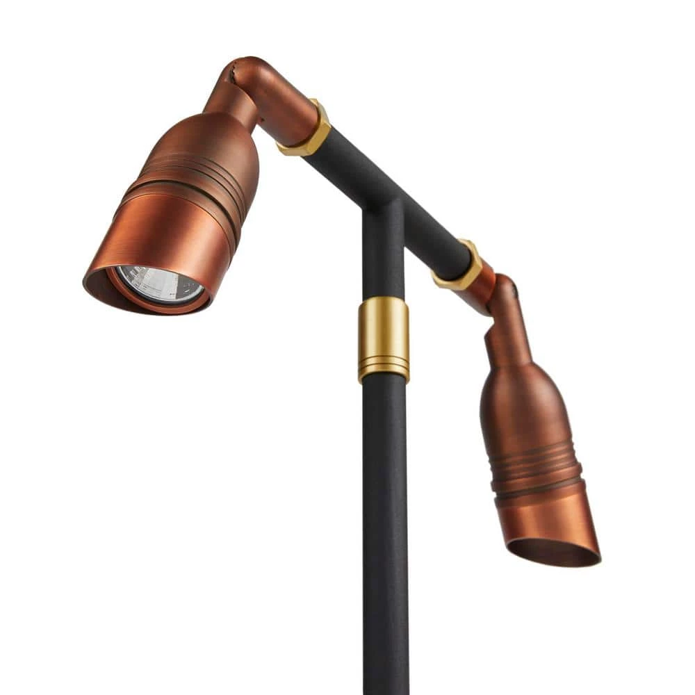 Outdoor Low Voltage 12-Volt Brass LED Spotlight with Waterproof (1-Pack) by Home Decorators Collection 6 Outdoor Low Voltage 12-Volt Brass LED Spotlight with Waterproof (1-Pack) by Home Decorators Collection - Image 4