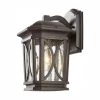 1-Light Bronze with Brass Highlights Outdoor 7 in. Wall Lantern Sconce with Clear Seedy Glass by Home Decorators Collection -Outlet Home Decorators Collection Store bronze and brass accentsx home decorators collection outdoor sconces 23472 64 1000